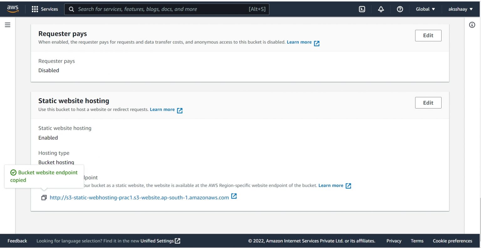 Hosting static website using S3 bucket and Route53
