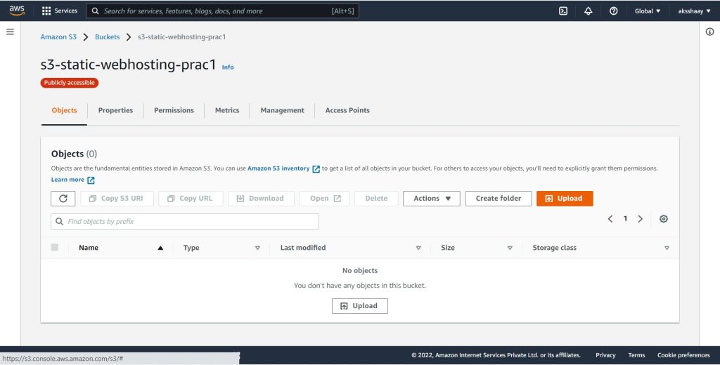 Hosting static website using S3 bucket and Route53
