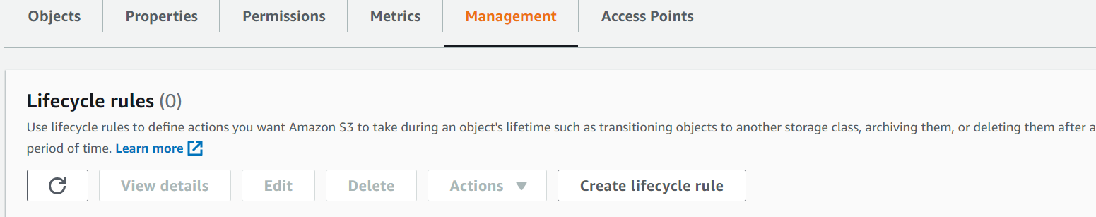 Amazon S3 Storage Classes and Lifecycle Rules