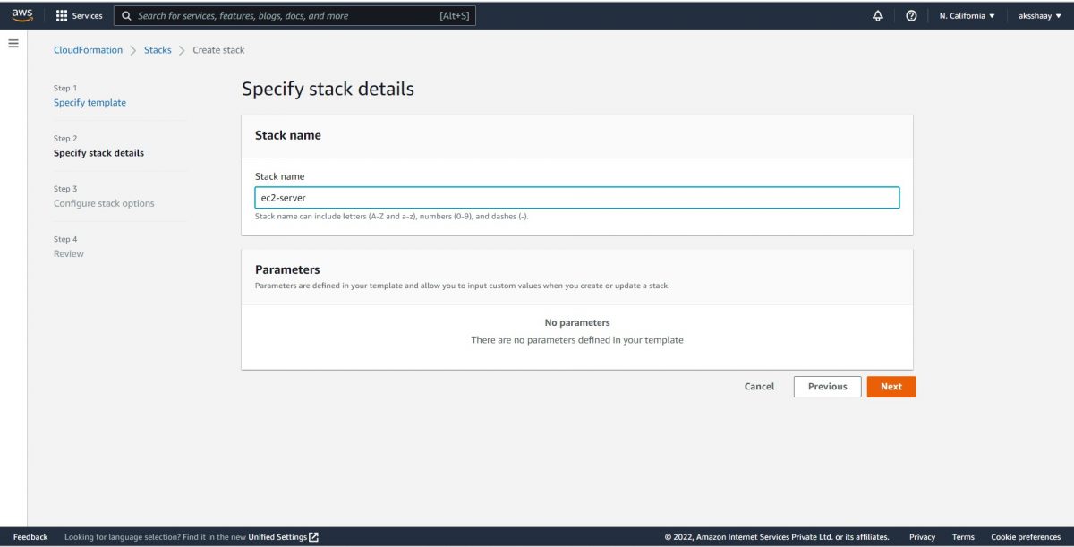 How to Launch an EC2 instance using Cloud Formation?