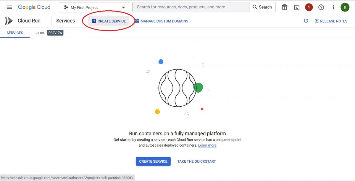 Continues Deployment to Google Cloud Run using Cloud Build