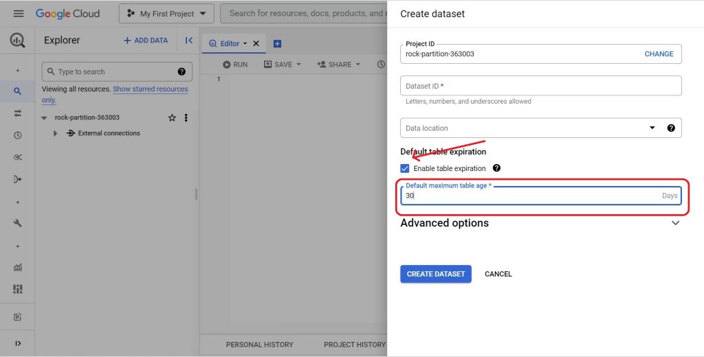 How to Export logs to Big Query (GCP)