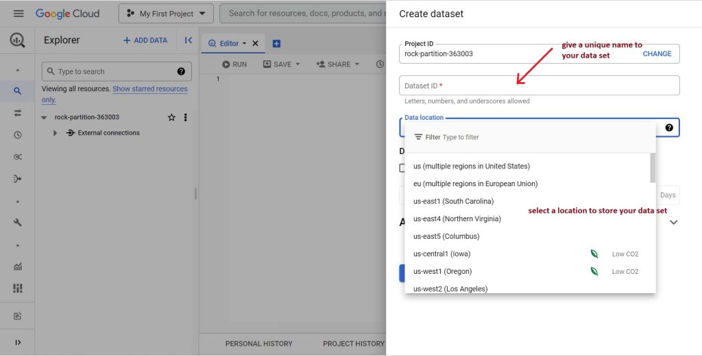 How to Export logs to Big Query (GCP)