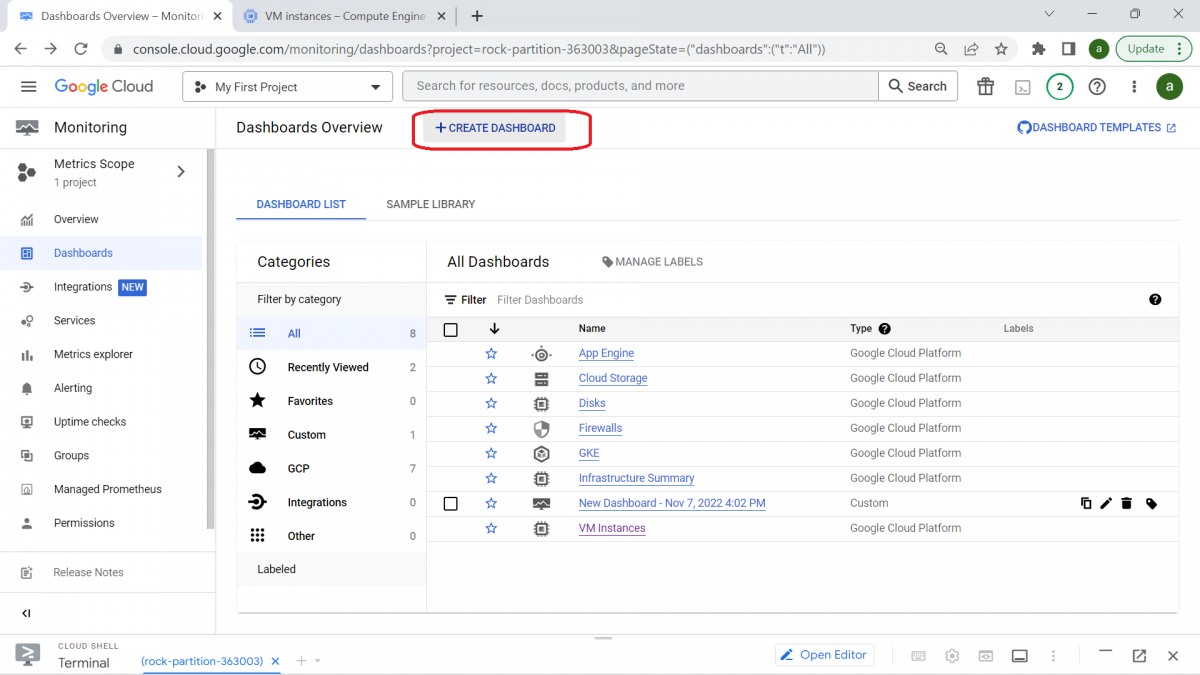 How to Setup Monitoring in Google Cloud Platform